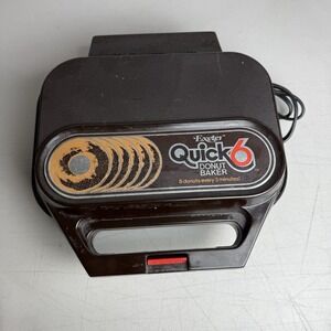 Vintage 1970's Exeter Quick 6 Donut Baker Maker Model 766. Tested And Works!